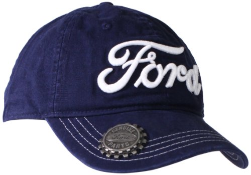 Ford Men's 3D Embroidered Hat With Bottle Opener, Navy, One Size