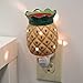 Deco Plug-in Fragrance Wax Melt Warmer, Set of 2 Includes 4 Wax Cubes (5x3) - Pineapple