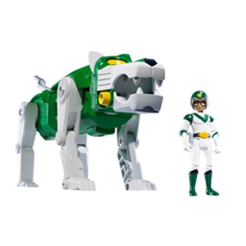 Mattel Voltron Exclusive Action Figure GREEN LION PIDGE Packaged Together in White Collector Box!