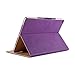 iPad Pro 12.9 Case - The Original Purple & Tan Leather Smart Cover for iPad Pro 12.9