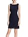 Berydress Women's Midi Dress Slimming Full Lace Party Cocktail Dress (US14, Navy)