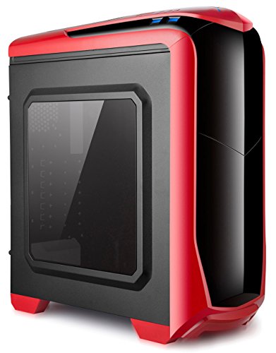 Gabinete Spire X2 Gamer Isolatic - USB 3.0 - Janela lateral em Acrílico - Vermelho - X2-6020R-CE/R-2U3