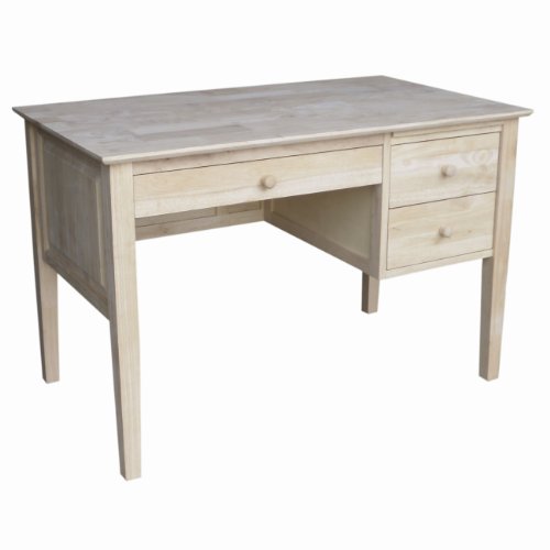 Best international concepts writing desk, unfinished