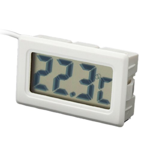 uxcell Mini LCD Refrigerator Freezer Fridge Digital Thermometer