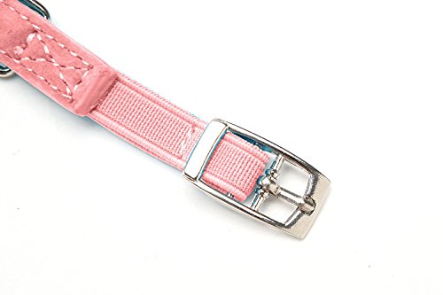 WZPB Adjustable Dog Necklace Cat Collar with Crystal Heart Charm and Bells(2 Set) - Thumbnail 5