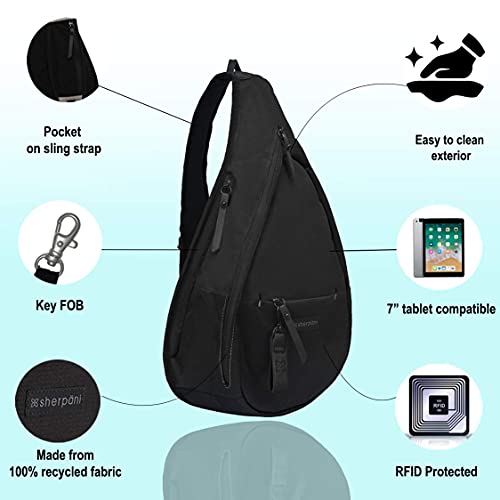 Sherpani Esprit, Nylon Sling Bag, Shoulder Sling Bag, Crossbody Sling