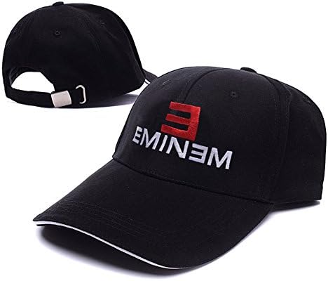 JIUWEI E Eminem Logo Adjustable Baseball Caps Unisex Snapback Embroidery Hats