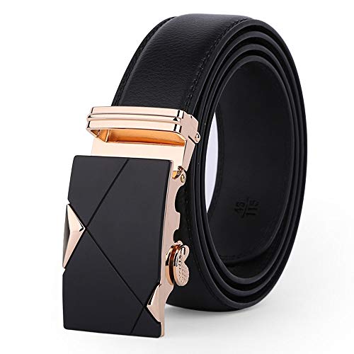 Mens Leather Strap Male Automatic Buckle Authentic Girdle Trend Belts Ceinture