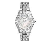 Bulova Women's 31mm Mother of Pearl Crystal Stainless Steel Watch