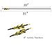 PG1ARCHERY 31-Inch Carbon Arrows Target Practice Hunting Arrow with 4