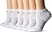 New Balance Unisex 6 Pack No Show Core Cotton Socks,Medium,White