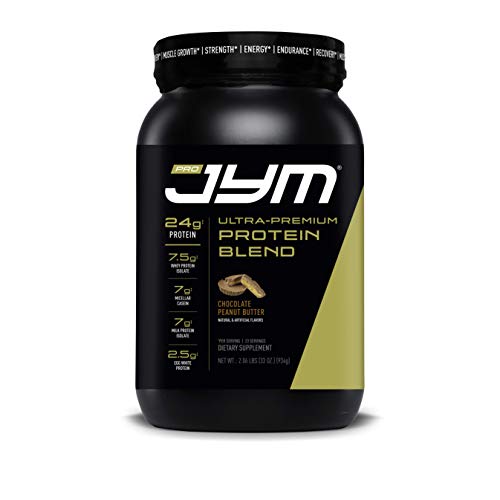 Pro Jym Protein Powder - Egg White, Milk, Whey Protein isolates & Micellar Casein | JYM Supplement Science | Chocolate Peanut Butter Flavor, 2 Lb