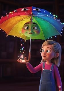 Livro O guarda-chuva que colecionava sorrisos: Uma aventura mágica sobre alegria, amizade e o poder de um simples sorriso.