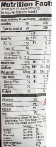 Ritz Bits Peanut Butter 3 Oz (Pack of 12) - Image 2