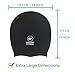 Sargoby Fitness Swim Cap for Dreadlocks and Braids Designed for Bulky and Thick Hairstyles Like Dreadlocks Braids Dreads Locs and Afros