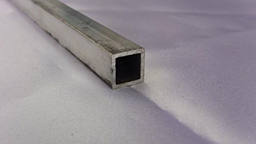 Aluminum Architectural Square Tube .062 x .5 x 48 in. 6063 UAAC (4pcs) | (1/16 x 1/2 x 48 in.)