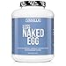 VANILLA LESS NAKED EGG - Non-GMO Egg White Protein Powder from US Farms - 3lb Bulk, No Additives, Paleo, Dairy Free, Gluten Free, Soy Free - 25g Protein, 36 Servings