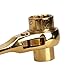 WinnerEco Scaffold Ratchet Wrench Solid Spanner 19mm/22mm Repair Professional Tool(Gold)