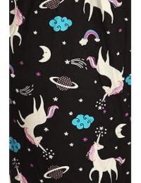 Leggings Depot Pantalón jogger de mujer estampados populares cintura alta (S-XL)