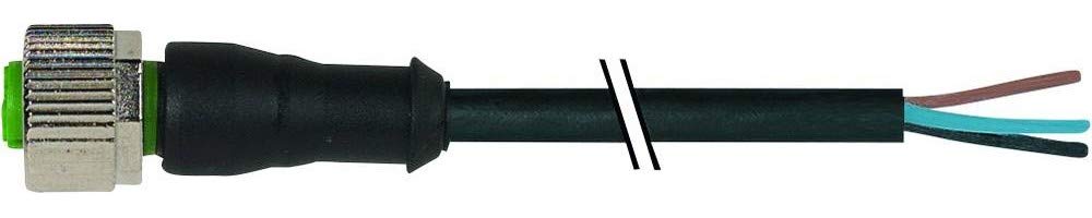 Murrelektronik stay connected 7000-14381-6351000 M12 socket 0° B coded