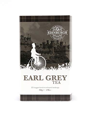 Edinburgh Tea and Coffee Company Earl Grey Tea - 25 Count (Envelope/Tagged), 1.76 Ounce Edinburgh Tea and Coffee Company Earl Grey Tea - 25 Count (Envelope/Tagged), 1.76 Ounce