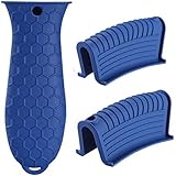 3Pcs Silicone Pot Handle Holder Cast Iron Skillet Holders Cover Non Slip Hot Pot Pan Handle Cover Sleeve Heat Resistant Potho