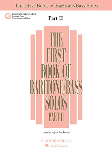 The First Book of Baritone/Bass Solos - Part II:...