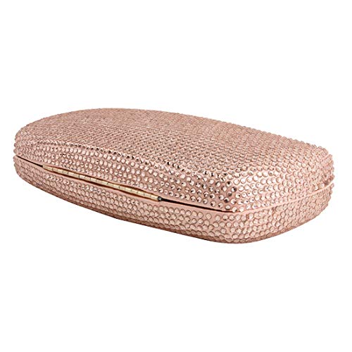 LETODE Sparkling Crystal Evening Clutches Women Handbags Wedding Clutch Bag For Dance Party Purse (champagne)