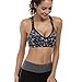 CharmLeaks Womens WorkOut Wirefree CrossBack Padded Running Yoga Sports Sport Bra