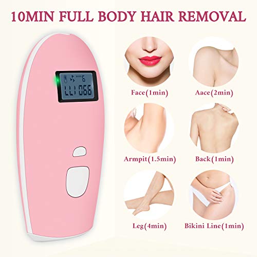ChampionPlus Hair Removal for Women and Men Facial and Full Body 999,999 Flashes Permanent IPL Hair Removal Kit Home Painless Professional Laser Hair Remover Device