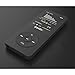 Fibest 2017 100% Original English Version Ultrathin MP3 Player with 8GB Storage and 1.8 Inch Screen can Play 80h, Original RUIZU X02