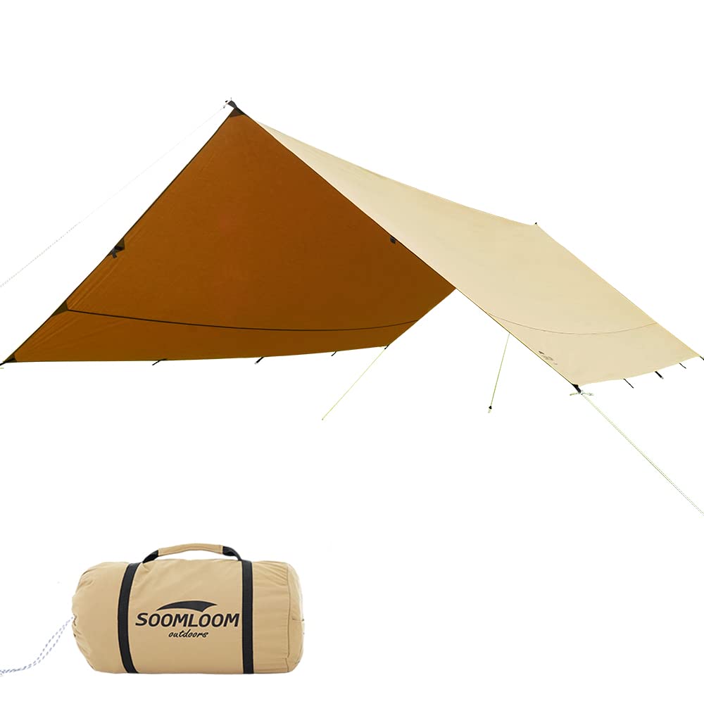 SoomloomレクタタープAdranus 4.0ｍX4.9ｍ 焚き火可 ポリコットンTC ファイアプレイス 遮熱性/耐火性/耐水性優れ サンシェード アウトドア商品画像