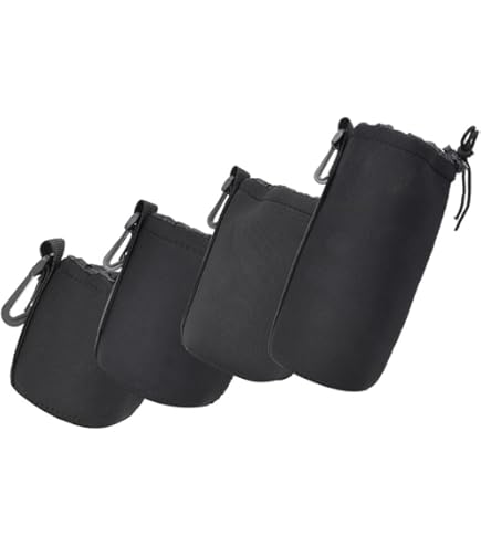 Lot De 2 étuis Souples Canon Pour Objectifs Appareils Photo - 2 Tailles - Occasion