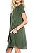 TINYHI Women's Swing Loose Short Sleeve Tshirt Fit Comfy Casual Flowy Tunic Dress