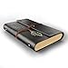 Leather Journal Writing Notebook - Leather Bound Daily Notepad for Men & Women Unlined Paper Medium 7 x 5 inches, Best Gift for Art Sketchbook, Travel Diary & Notebooks to Write in