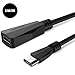 TUSITA Micro USB Extension Cable (6.5ft/200cm), Male to Female Extender Cord for Ring Solar Panel Stick Up Cam,Nest Indoor,Arlo Pro,Amazon Echo Cloud,Google Home Mini,PS4 Controller