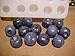 Blueberry Embeds 64 Cavity Food-Soap-Candle-Resin-Flexible Silicone Mold 5089