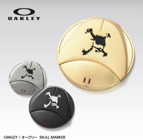 SKULL GOLF MARKER oakley 2015 model color:ANTIQUE SILVER