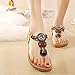 Nevera Shoes Ladies Flip-Flops Bohemian Elastic Strappy Thong Ankle Strap Sandals for Women