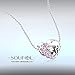 SOUFEEL Swarovski Crystal Present Shape in Heart Charm 925 Sterling Silver Fit European Bracelets