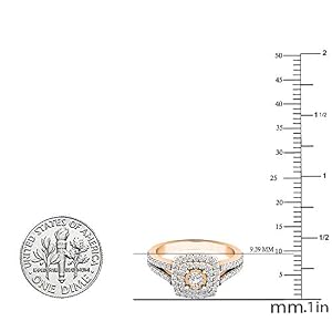 Dazzlingrock Collection 1.00 Carat Black Diamond Solitaire Pendant - 14K White Gold Chain - 18 Inch Necklace - View #3