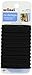 Scunci No-Damage Elastic Stretch Hairbands in Assorted Widths in Black, 36 Count