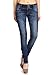 Jvini Womens Classic Faded Basic Stretch Skinny Denim Jeans 002 Navy 9