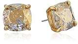 kate spade new york Small Square Gold Patina Stud Earrings