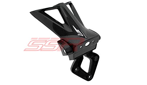 (2009 - 2016) BMW S1000RR S1000R HP4 Carbon Fiber License Plate Holder Bracket / Rear Turn Signal Holder