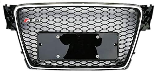Xinshuo ABS Honeycomb Type Mesh Front Radiator Grille for RS4 Style A4/S4 B8 2009-2012