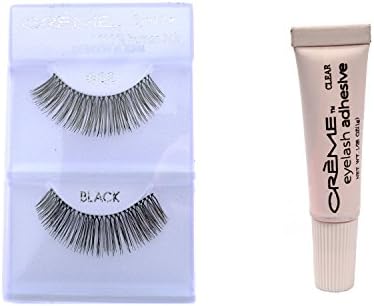 24 Pairs Crème 100% Human Hair Natural False Eyelash Extensions #82