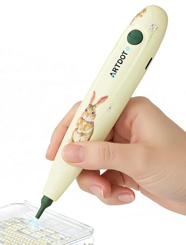 ARTDOT Wireless Vacuum Pen for Diamond Art Kit for Adults, Long-Lasting Electric Pen for Diamond Painting Accessories and Tools