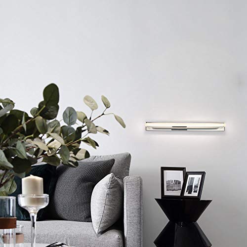 ECOBRT Bathroom Wall Lights 9W 42CM Long, Modern LED Mirror Lights Over Mirror Lighting Fixtures 4000K