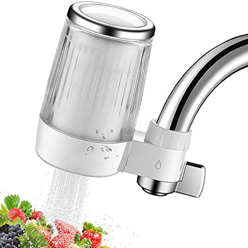 Lelekey Water Faucet Filtration System,Advanced Faucet Water Filter with Activated Carbon ...